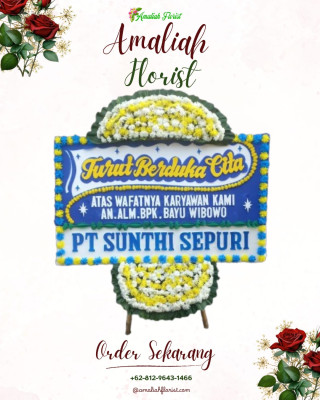 Papan Bunga Duka di Taratara Satu