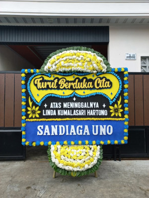 Papan Bunga Duka di Taratara Satu